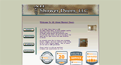 Desktop Screenshot of allaboutshowerdoors.net